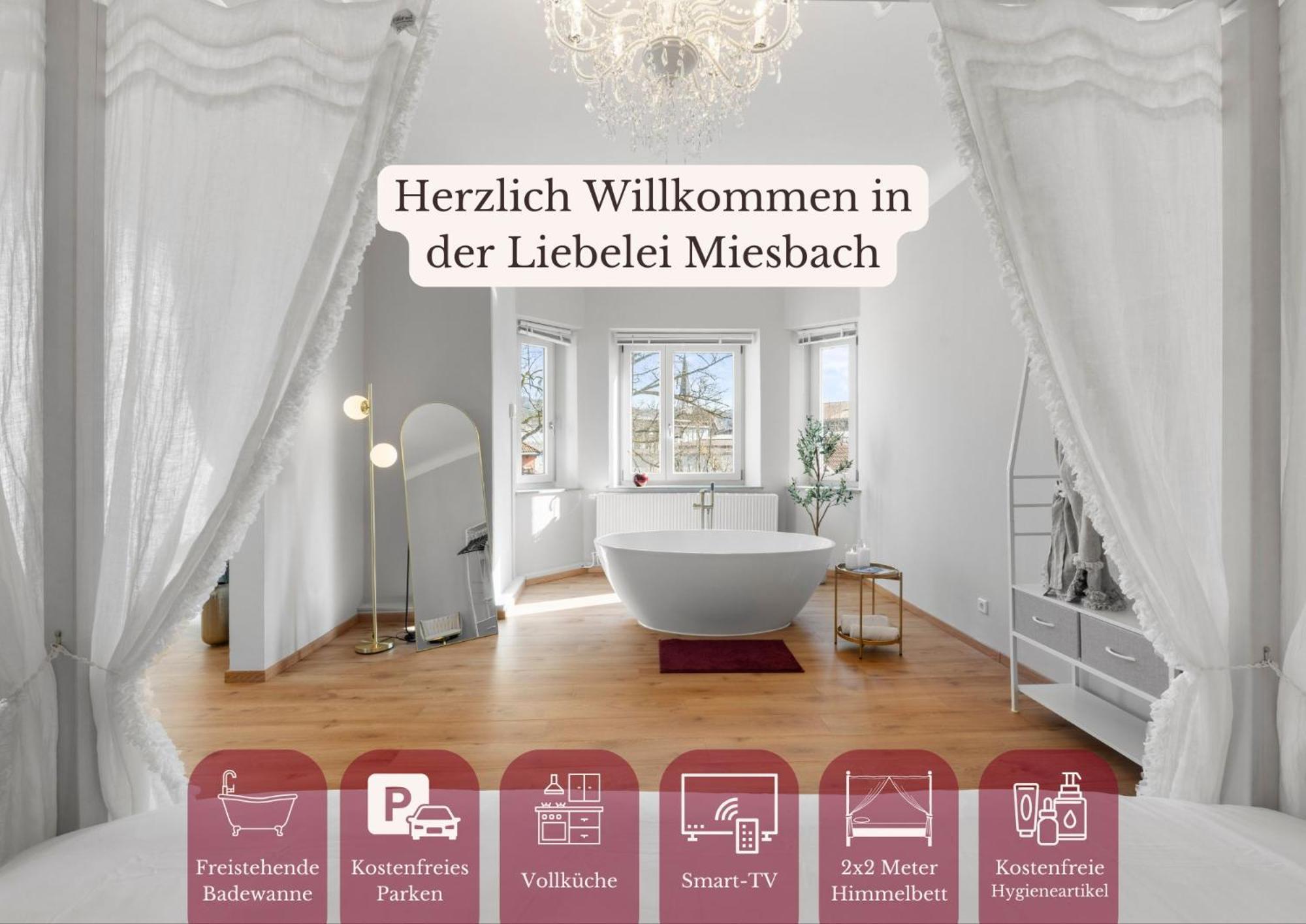 Liebelei Miesbach - Boutique-Apartment Mit Terrasse Im Zentrum מראה חיצוני תמונה